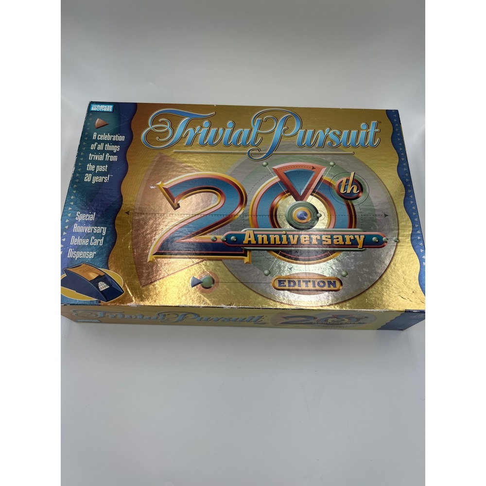 Parker Brothers Trivial Pursuit 20th Anniversary Edition Board Game 2002